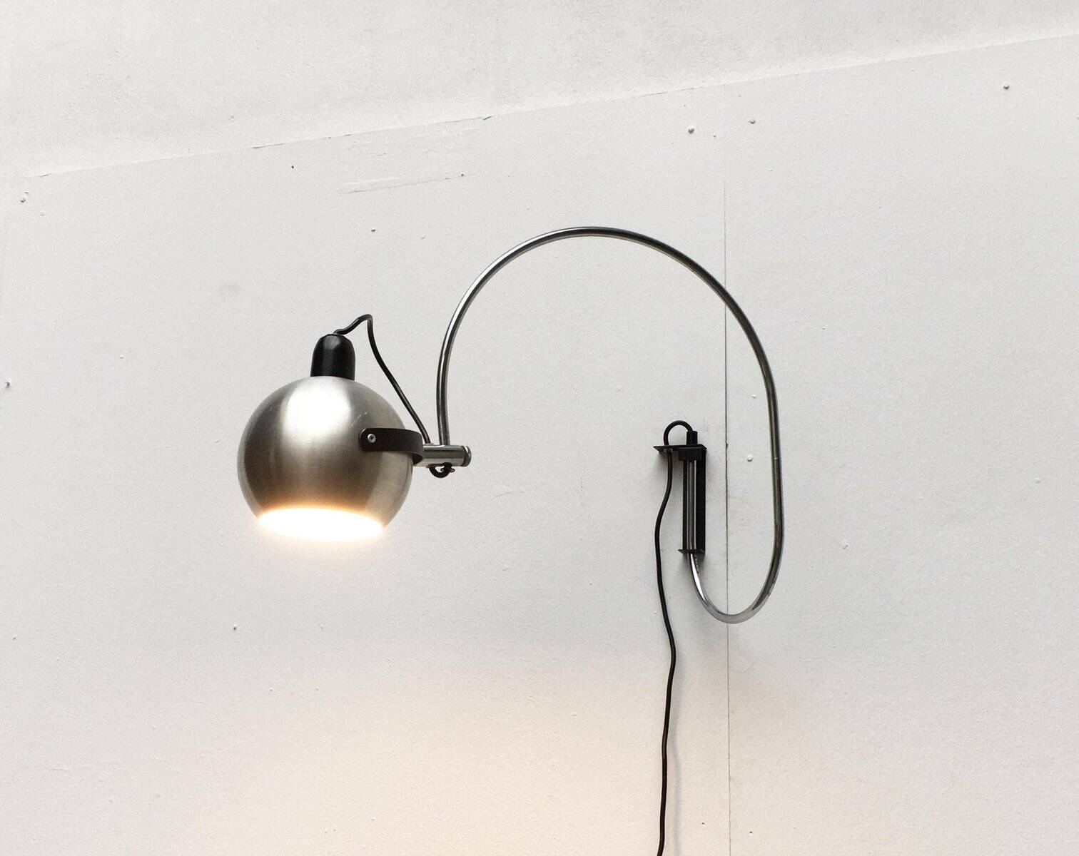 Mid-century space age wall lamp by Anvia