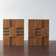 Mid-Century Modern Wooden Bookends, 1960s, Set of 2