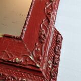 Louis XVI style mirror, repainted, vintage, 75 cm