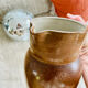 Pichet stoneware vintage Grès du Berry handmade France