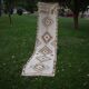Vintage Turkish hallway rug 90x404 cm