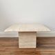 Mid-century travertine coffee table