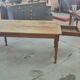 Table de ferme bois pied tourné