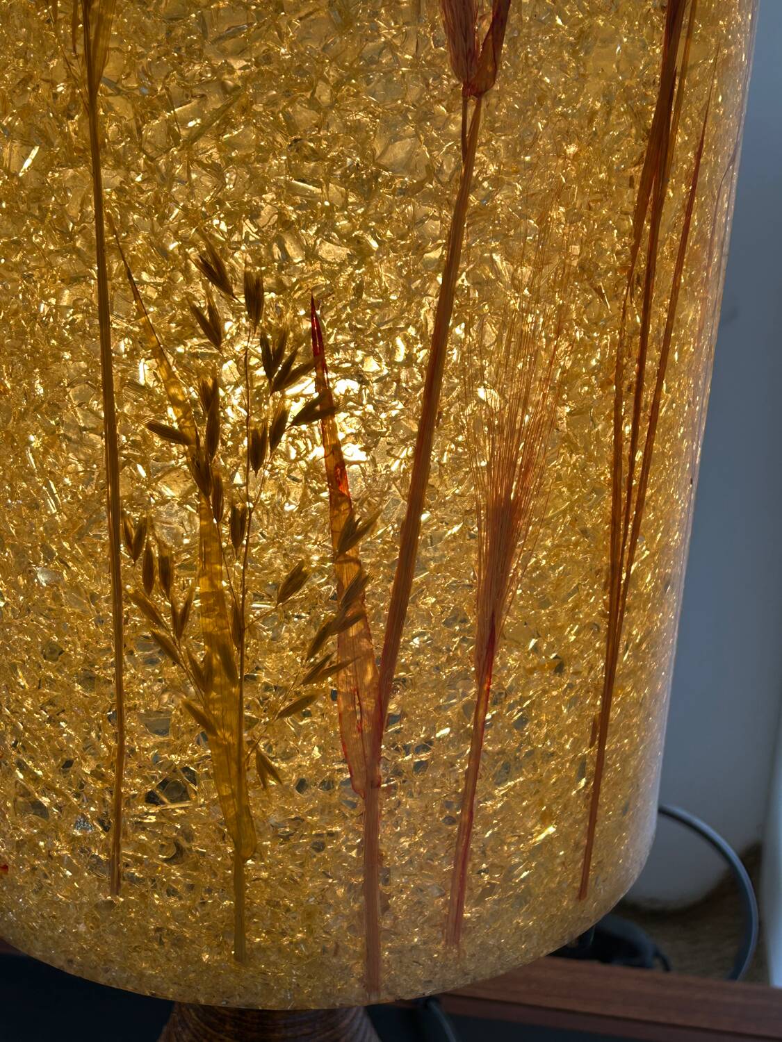 Large Accolay Ceramic and Resin Lamp
