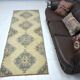 Orange & Brown Oushak Runner sku 2254