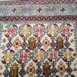 Ancient oriental carpet handmade 135 x 81cm