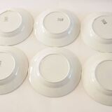 6 Terre de fer Modernstyle deep plates