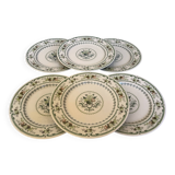 Six Royal Doulton Provençal dinner plates