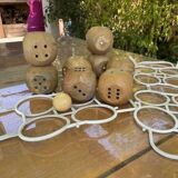 Vintage 1960s Toy: Three Sets of 4 Balls