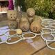 Vintage 1960s Toy: Three Sets of 4 Balls