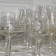 Un lot de 36 verres en cristal Saint Lambert