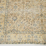5x8 beige yellow tones turkish rug 247x152cm
