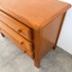 Large elm chest of drawers from Maison Regain, vintage 80s.