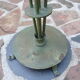Art deco wrought iron floor lamp with arrows