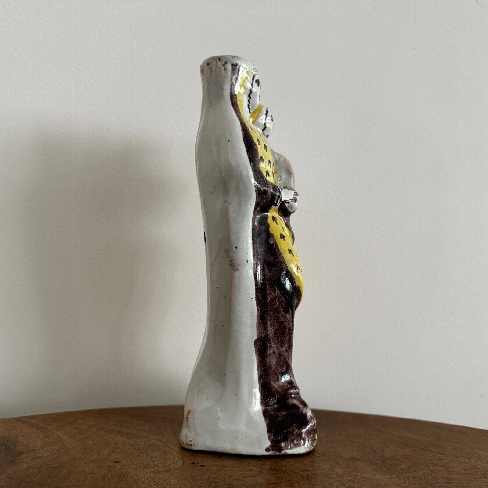 Virgin and Child in 18th century Nevers earthenware