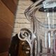 Large vintage Lorraine crystal champagne bucket