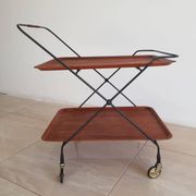 Mid-century modern, teak bar, Paul Nagel, Sweden, 1960s.