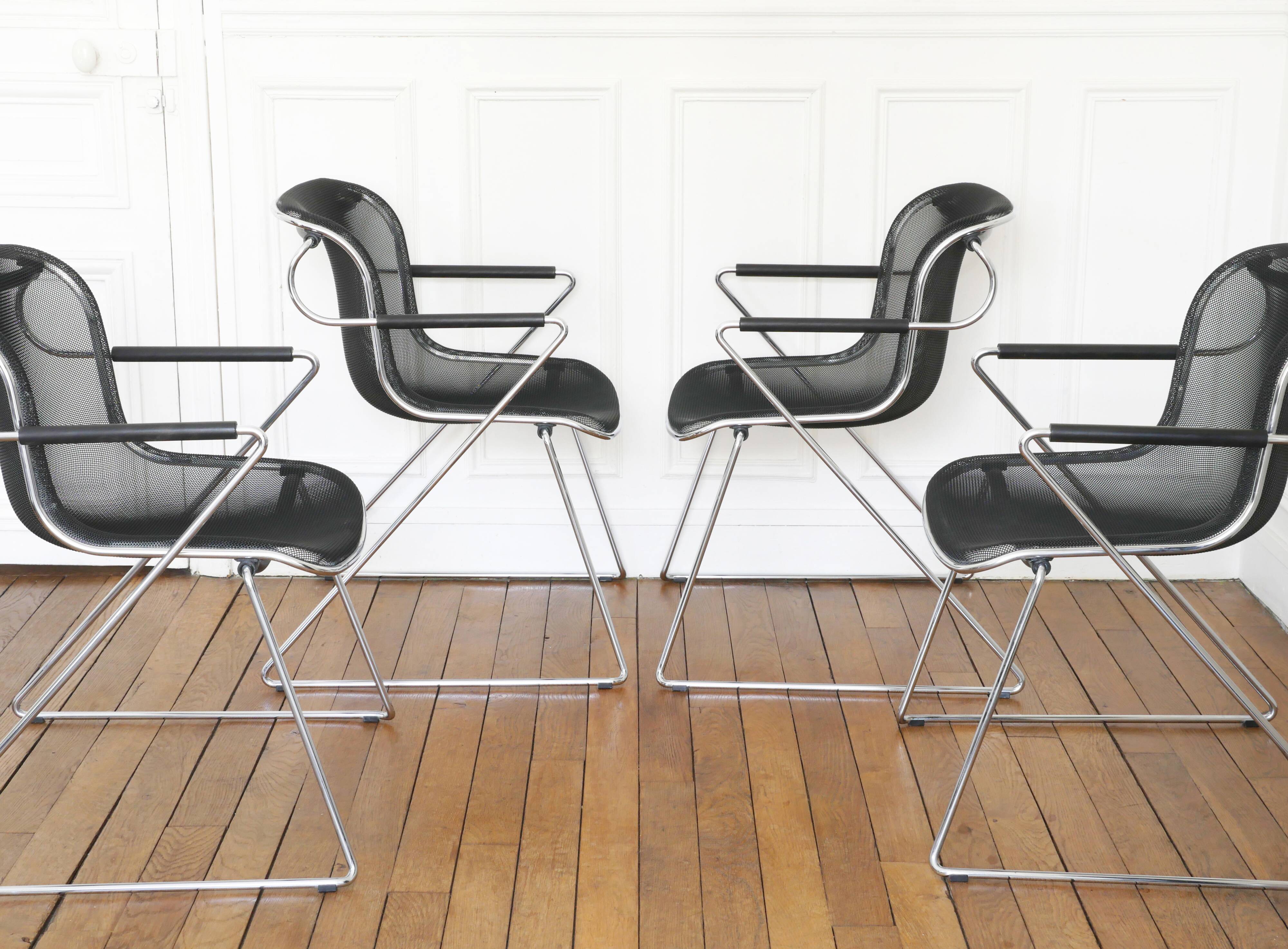 Penelope armchairs by Charles Pollock for Castelli