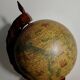 Vintage globe rustic style