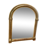 Antique gilded wood mirror