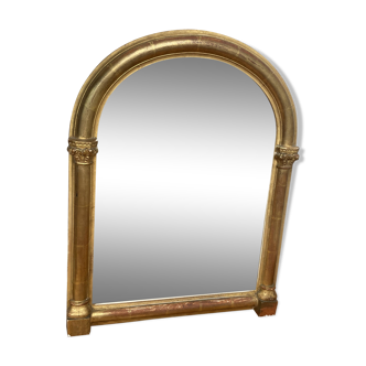Antique gilded wood mirror