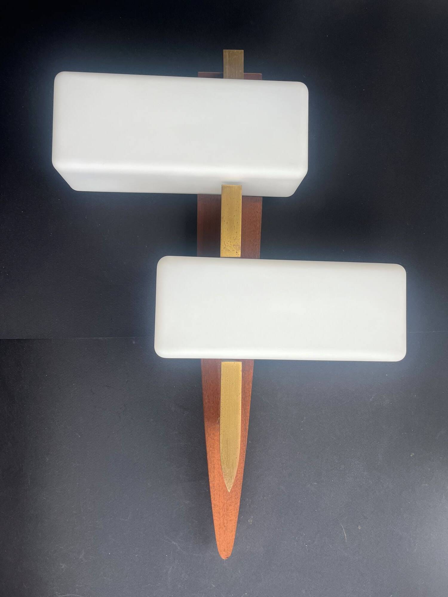 Large wall lamp Lunel from the 1950s