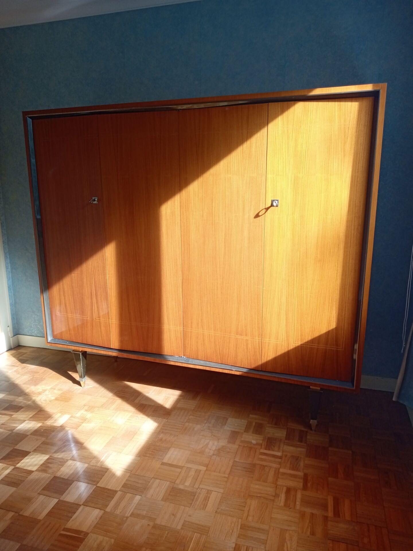 Vintage 4-door wardrobe