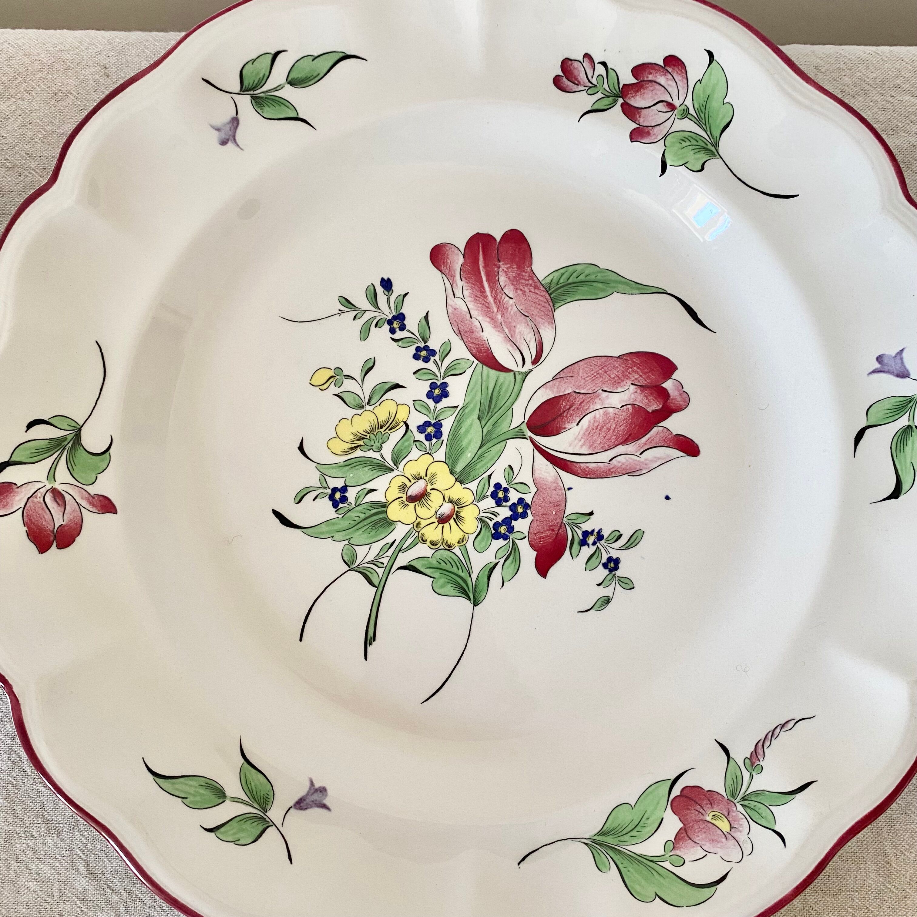 Presentation plates Lunéville (Lamppost)