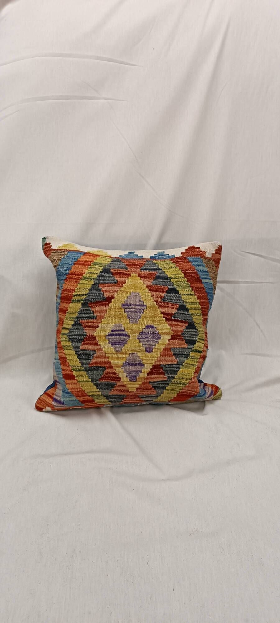 Traditional Wool Cushion Cover, Vintage Afghan Kilim Pillow Home Decor