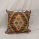 Traditional Wool Cushion Cover, Vintage Afghan Kilim Pillow Home Decor