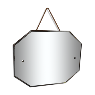 Old mirror with a nice shape 54x39cm
