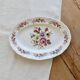 Ravier vintage Moulin des Loups white porcelain - Bouquet decoration