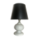 Baluster lamp ceramic italian design 1960