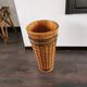 Vintage wooden umbrella stand, '70s
