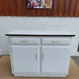 wooden cupboard, formica top