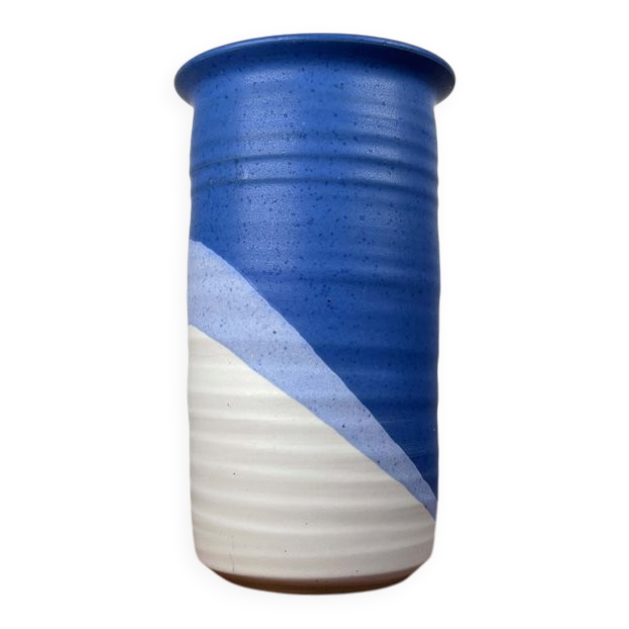 Vase de poterie de studio danoise moderne du milieu du siècle par Karsten Nielsen pour KN Keramik, années 1960