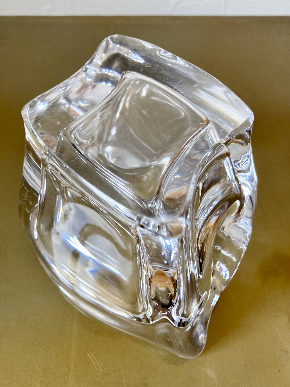 Crystal ashtray from Bayel, 1970s