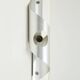 Cylindrical wall light Space Age, brushed aluminium, 1970-1980
