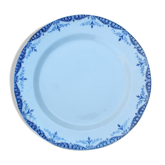 Old round dish Gien service Menton
