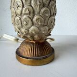 Terracotta “pineapple” lamp base