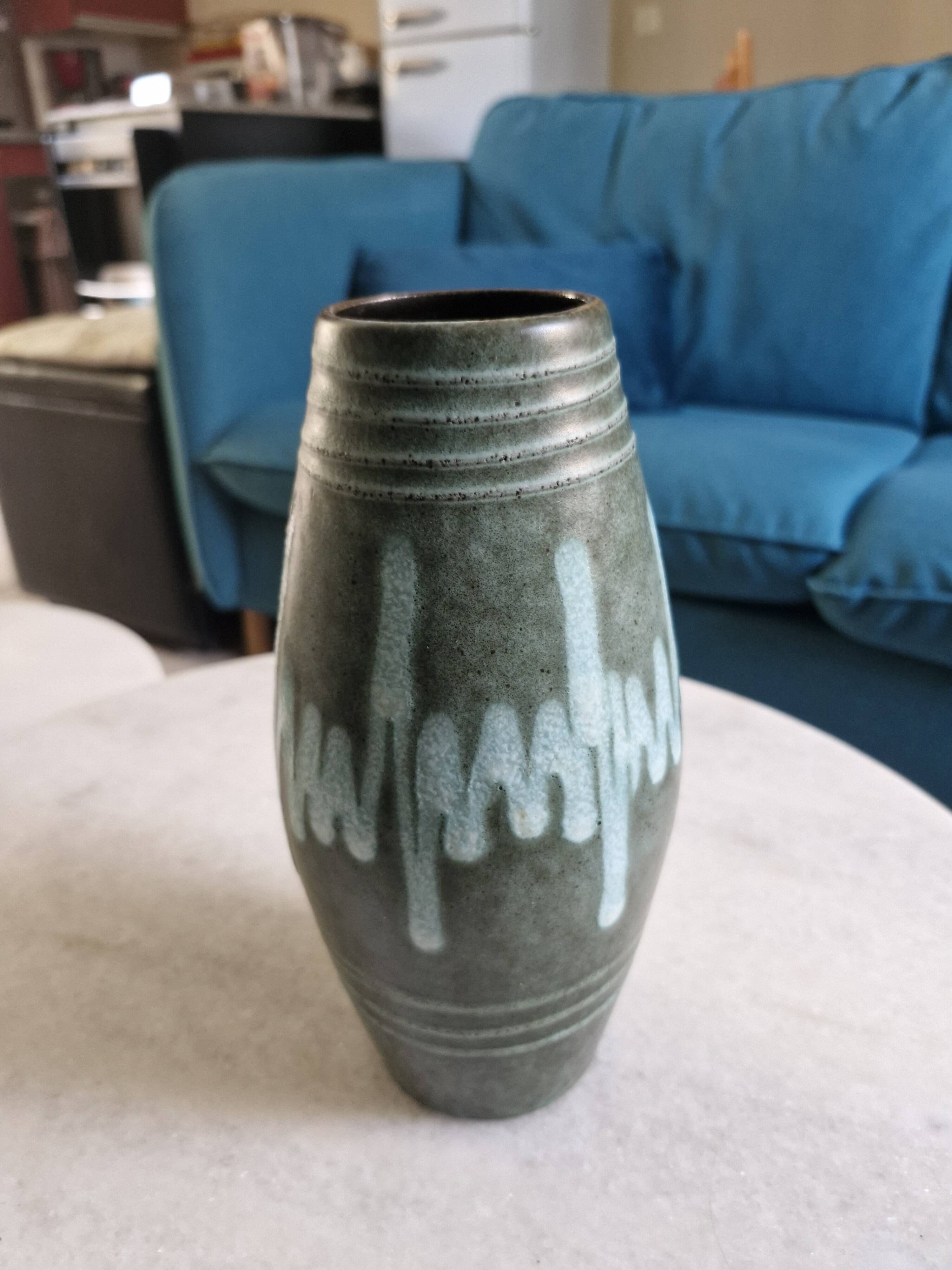 Vase vintage en céramique Scheurich - West Germany