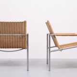 pair Martin Visser SZ01 Easy Chairs for 't Spectrum, 1960 Holland