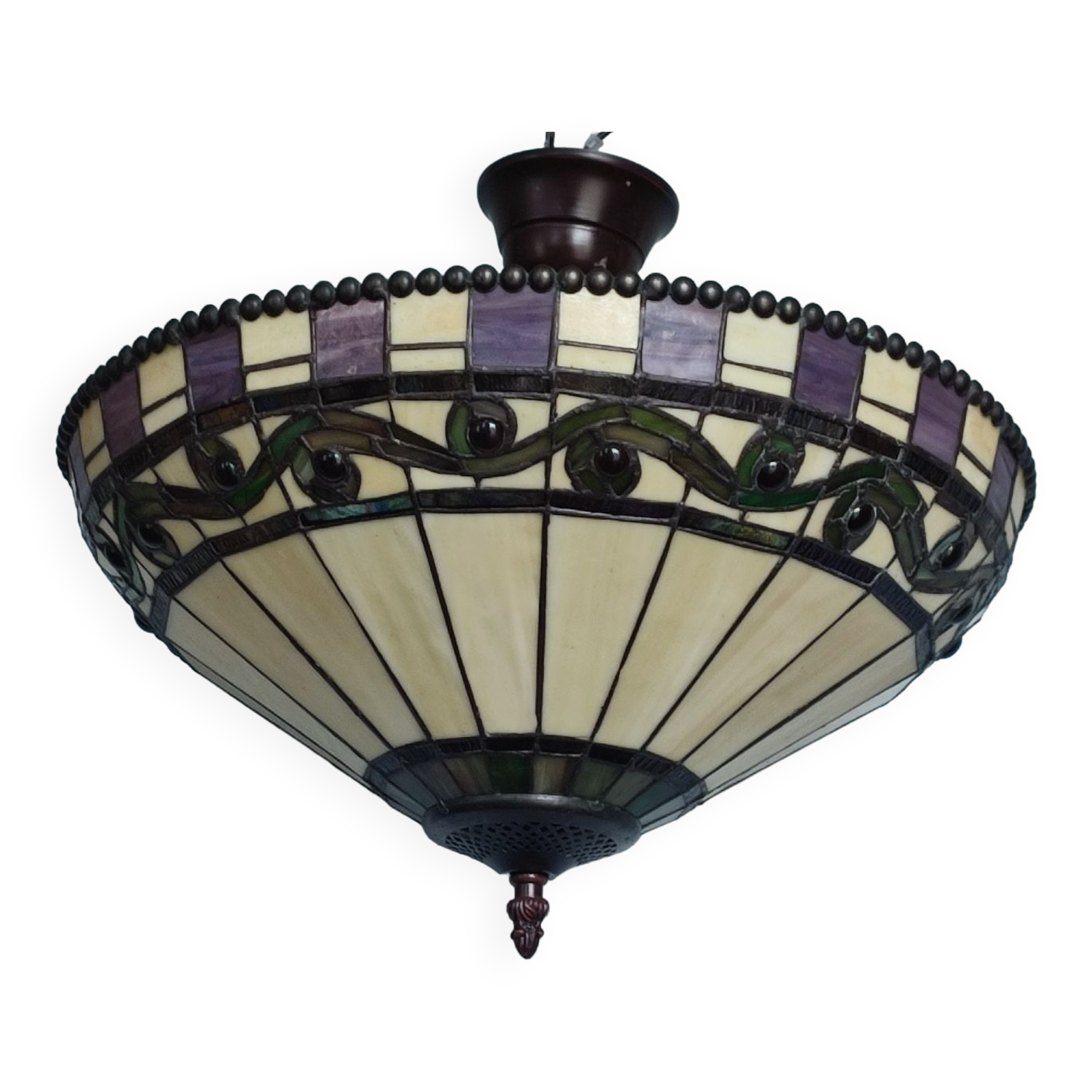Vintage Tiffany style ceiling lamp