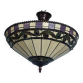 Vintage Tiffany style ceiling lamp