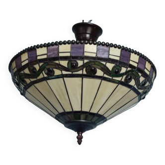 Vintage Tiffany style ceiling lamp