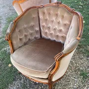 Pair of basket chairs