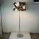 Lampadaire en chrome des années 50 avec abat-jour réglable