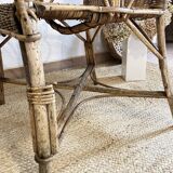 Rattan armchair