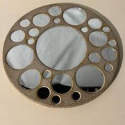 Miroir rond en céramique