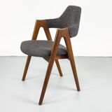 Compass Chair in Teak by Kai Kristiansen for SVA Møbler, 1960s